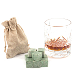 Камни для охлаждения виски из натурального камня жадеит Natural Stone Cube варинант исполнения - 5 | Loft Concept в Твери