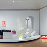 Настольная дизайнерская лампа Poltronova Passiflora Yellow Table Lamp варинант исполнения - 10 | Loft Concept в Твери