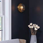 Бра округлой формы с многогранным стеклянным плафоном Hinkley варинант исполнения - 11 | Loft Concept в Твери