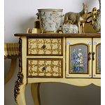 Комод деревянный Illustration of flowers варинант исполнения - 5 | Loft Concept в Твери