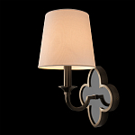 Бра с белым текстильным абажуром и фигурным основанием с зеркальной вставкой Vitorino варинант исполнения - 15 | Loft Concept в Твери