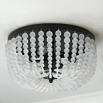 Потолочный светильник круглый с стеклянными бусинами Uniformity варинант исполнения - 3 | Loft Concept в Твери