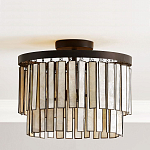 Потолочный светильник с подвесами из перламутра Unique Shine Effect варинант исполнения - 2 | Loft Concept в Твери