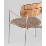 Стул Doe с подклокотниками коричневый варинант исполнения - 3 | Loft Concept в Твери