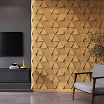 Гипсовая 3D панель с принтографией PM-49 варинант исполнения - 1 | Loft Concept в Твери