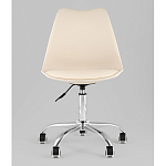 Офисный стул на металлическом основании EGGERY Beige пластик варинант исполнения - 5 | Loft Concept в Твери