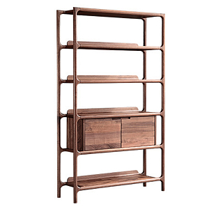 Стеллаж в гостиную для книг Moon Walnut Furniture