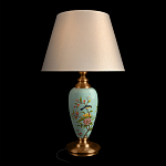 Настольная лампа голубая с изображением птиц Slip Away варинант исполнения - 2 | Loft Concept в Твери