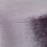 Пуф фиолетовый велюр на золотом металлическом основании Golden Belt варинант исполнения - 4 | Loft Concept в Твери