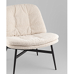 Кресло лаунж Tail молочный варинант исполнения - 2 | Loft Concept в Твери