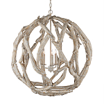 Люстра круглая в виде веток деревьев Natural Driftwood варинант исполнения - 1 | Loft Concept в Твери