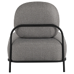 Кресло в серой рогожке  COLOR BLOCK варинант исполнения - 4 | Loft Concept в Твери