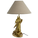 Настольная лампа с абажуром Дракон Golden Dragon Lamp Beige варинант исполнения - 2 | Loft Concept в Твери