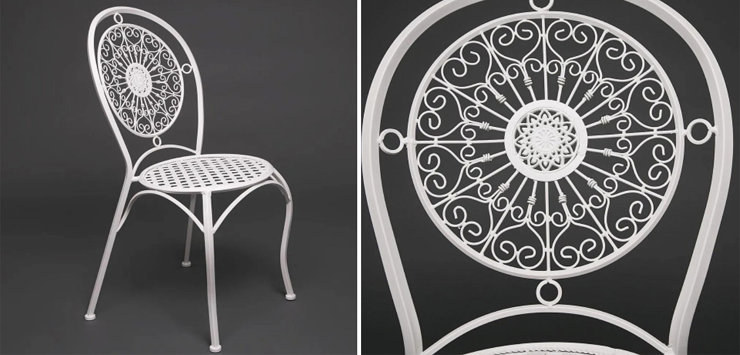 Стул Forged Patterns Anita White Стул Forged Patterns Anita White - Loft-Concept в Твери