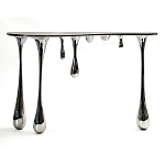 Дизайнерская Консоль Melting Silver Console Zhipeng Tan варинант исполнения - 1 | Loft Concept в Твери