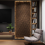 Гипсовая 3D панель с принтографией PM-50 варинант исполнения - 4 | Loft Concept в Твери