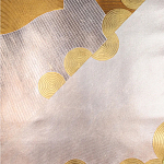 Обои ручная роспись в стиле Арт-деко Namban Colourway SC-290 on Deep Rich Gold gilded paper варинант исполнения - 2 | Loft Concept в Твери