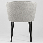 Мягкое кресло на металлических ножках Shaggy Grey варинант исполнения - 4 | Loft Concept в Твери