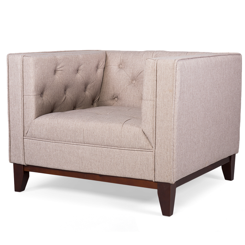 Кресло Books Бежево-серый в Твери | Loft Concept 