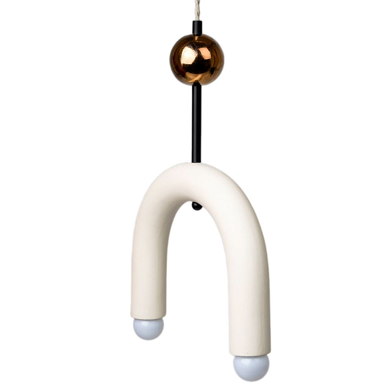 Подвесной светильник MOROSHKA arc [white] Белый Бронза в Твери | Loft Concept 
