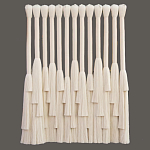 Декор на стену Белые Кисти Wall decor White Tassels варинант исполнения - 3 | Loft Concept в Твери