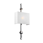 Бра с прямоугольным тканевым абажуром белого цвета Feiss варинант исполнения - 1 | Loft Concept в Твери