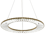 Кольцевая люстра с хрустальным декором Maude Crystal Chandelier варинант исполнения - 1 | Loft Concept в Твери