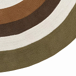 Ковер круглый из хлопка с контрастным узором Bullseye 150 варинант исполнения - 4 | Loft Concept в Твери