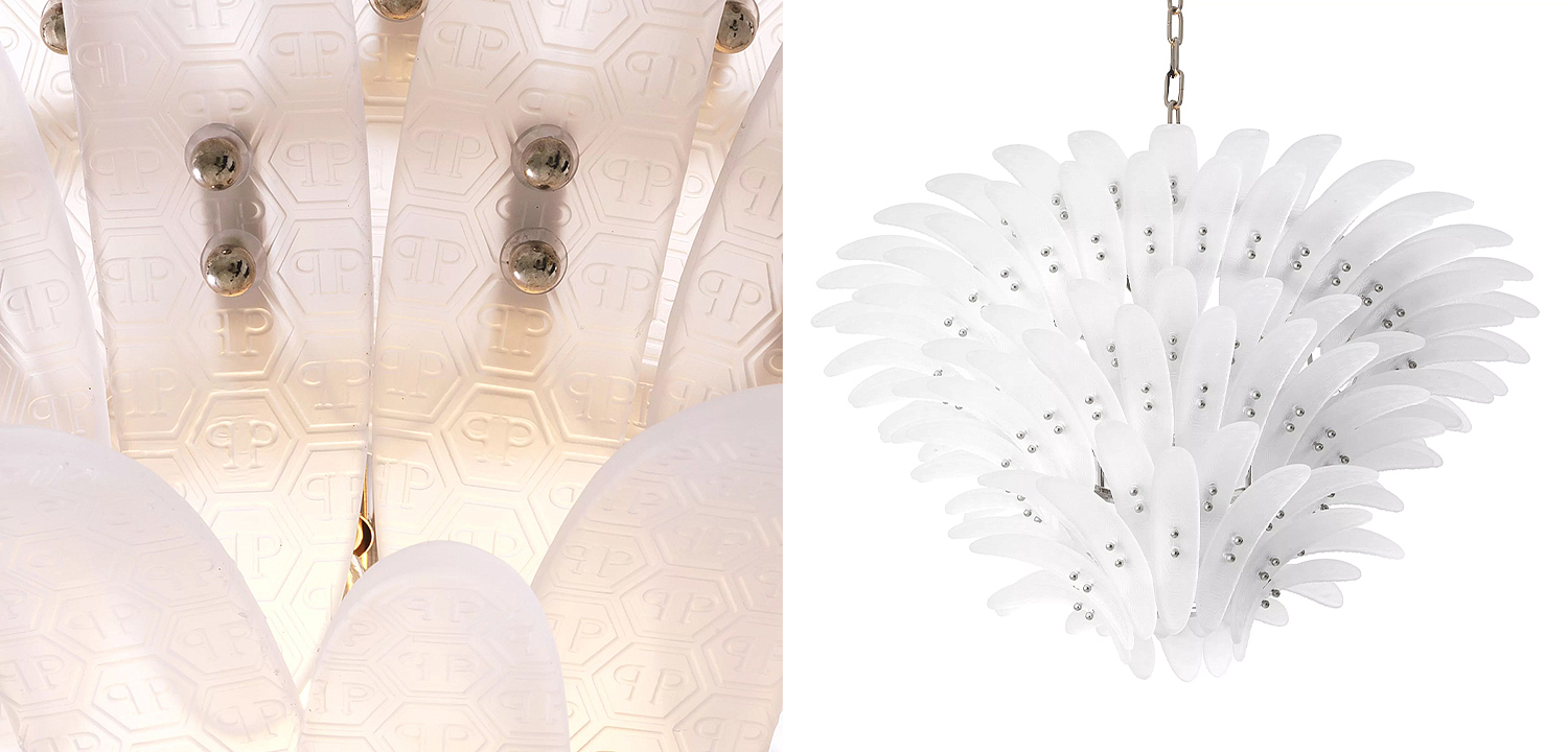 Люстра Philipp Plein Chandelier Bel Air L Белая Люстра Philipp Plein Chandelier Bel Air L Белая - Loft-Concept в Твери