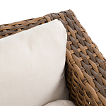 Трехместный садовый диван из плетеного пластика Matteo варинант исполнения - 2 | Loft Concept в Твери