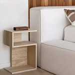 Дизайнерский журнальный стол фигурный с полками Gulip варинант исполнения - 2 | Loft Concept в Твери