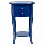 Синяя тумба на фигурных ножках Shelby варинант исполнения - 1 | Loft Concept в Твери