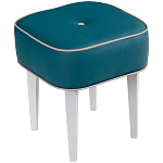 Квадратный мягкий пуф на белых ножках Winton Pouf Square варинант исполнения - 13 | Loft Concept в Твери