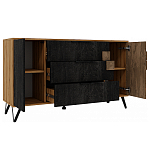 Комод с 3-мя ящиками и дверцей Stone Effect варинант исполнения - 4 | Loft Concept в Твери