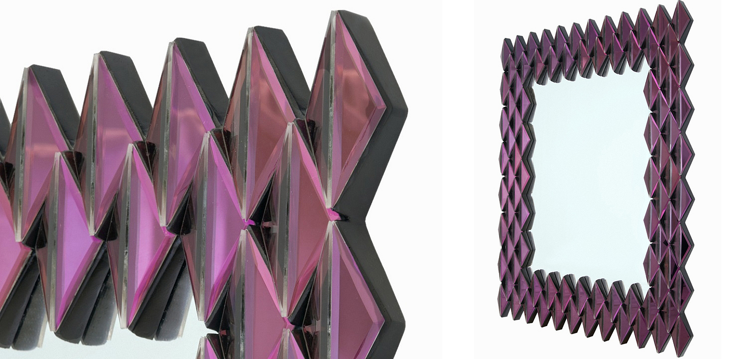 Зеркало Purple Rhombuses Mirror Зеркало Purple Rhombuses Mirror - Loft-Concept в Твери