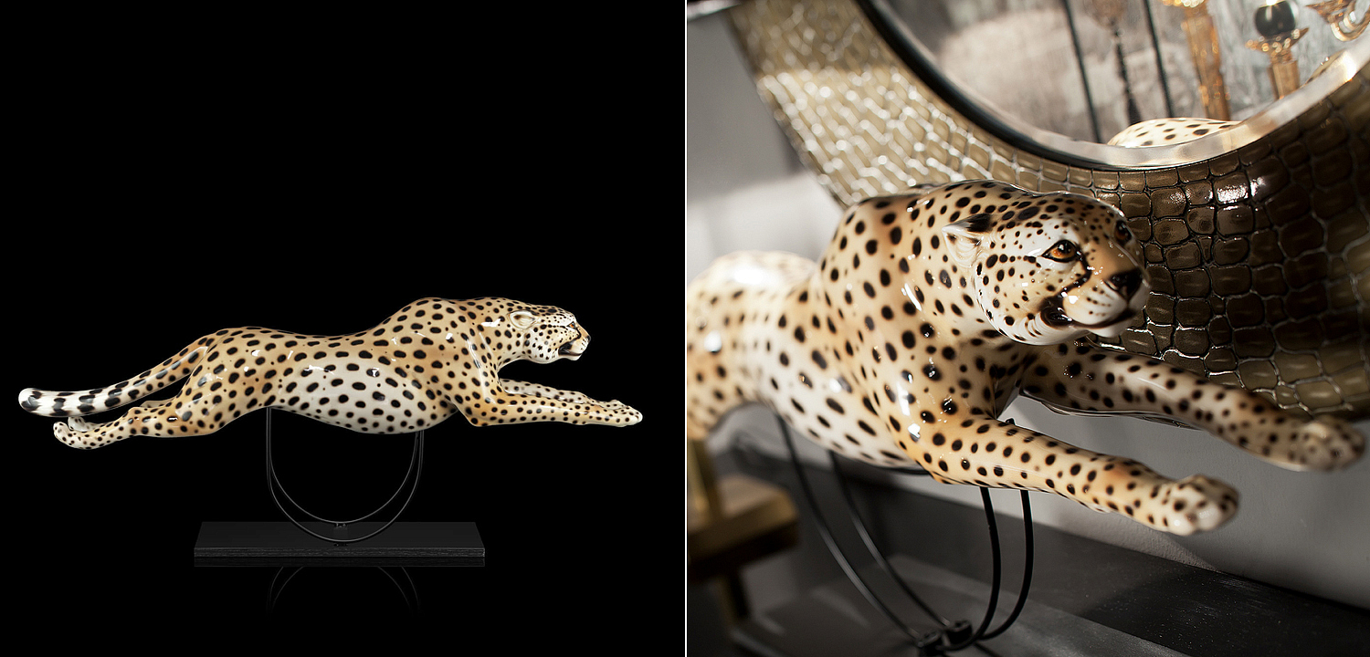 Статуэтка RUNNING CHEETAH W/BASE Статуэтка RUNNING CHEETAH W/BASE - Loft-Concept в Твери