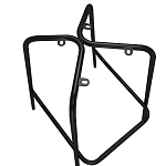 Барный стул со спинкой и подлокотниками на 4-х металлических ножках Douglas Rhombus Серый Велюр варинант исполнения - 6 | Loft Concept в Твери