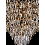 Люстра с каскадом из прозрачного хрусталя Constant Sparks варинант исполнения - 15 | Loft Concept в Твери