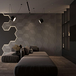 Гипсовая 3D Панель M-52 варинант исполнения - 1 | Loft Concept в Твери