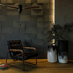 Гипсовая 3D Панель M-08 варинант исполнения - 2 | Loft Concept в Твери