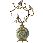 Бронзовый подсвечник Птичий рай Flora варинант исполнения - 1 | Loft Concept в Твери