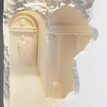 Встраиваемый в стену гипсовый светильник под покраску в античном стиле Antiquity Athena варинант исполнения - 9 | Loft Concept в Твери