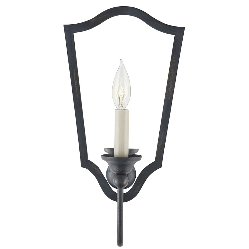 Бра для ванной Black Minimalist Sconce Черный Бра для ванной Black Minimalist Sconce Черный в Твери | Loft Concept