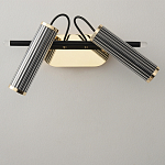 Бра с двумя цилиндрическими плафонами на магнитном креплении Bronze Concert варинант исполнения - 3 | Loft Concept в Твери