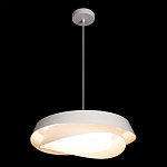 Подвесной светильник круглый белого цвета из металла Vita Cuna варинант исполнения - 4 | Loft Concept в Твери