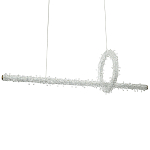Подвесной линейный светильник Gilbertine Crystals Linear Hanging Lamp варинант исполнения - 1 | Loft Concept в Твери