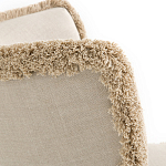 Кресло с декором бахрома Linen Fringe Chair Beige варинант исполнения - 5 | Loft Concept в Твери