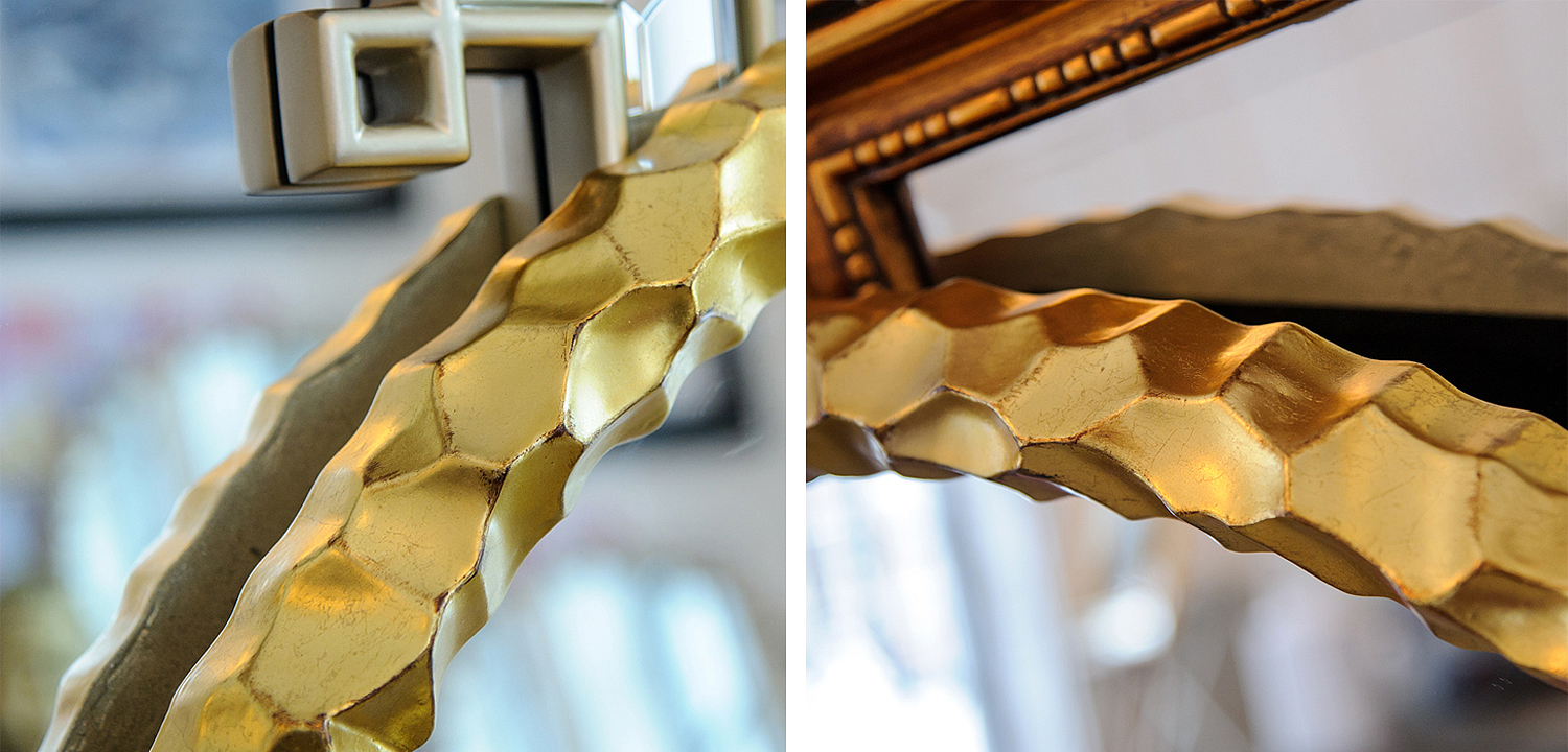 Зеркало Reginald Mirror round gold Зеркало Reginald Mirror round gold - Loft-Concept в Твери