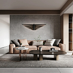 Люстра подвесная в форме веера из чёрного металла Black Solace  варинант исполнения - 2 | Loft Concept в Твери