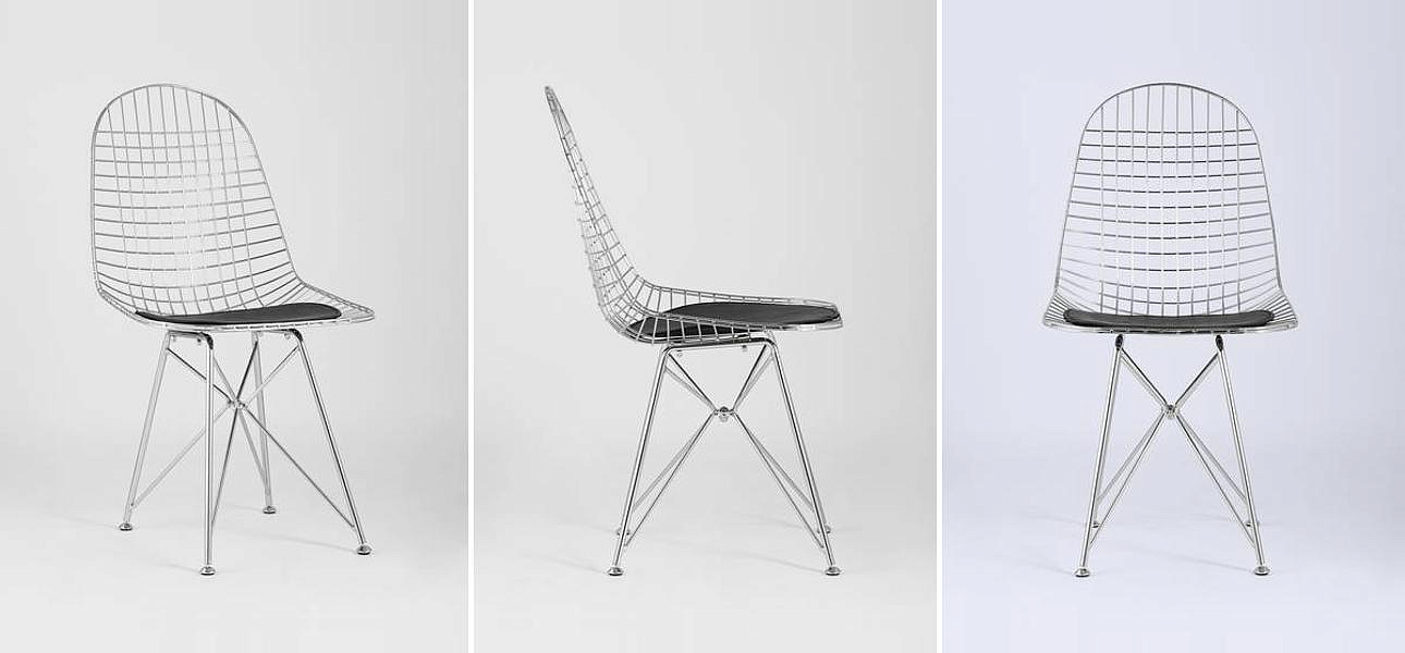 Стул Bertoia S Chair Хромированный Металл - Loft-Concept в Твери